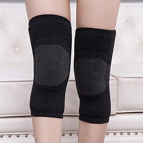 Wool Knee Warmer Unisex Knee Pads With Strap