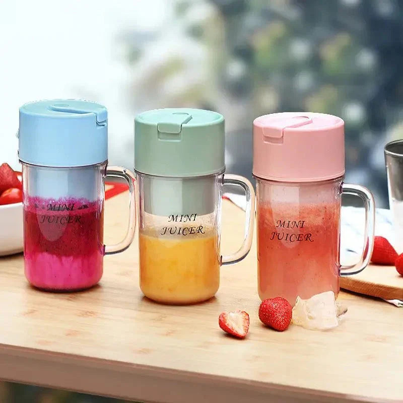 3 in 1 Mini Juicer Cup Portable Juicer Rechargeable Handheld Juicer